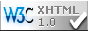 Valid XHTML 1.0